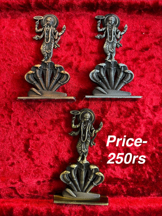 🌟 Double-Sided Small Metal Divine Idols – Perfect for Car Dashboard & Temple