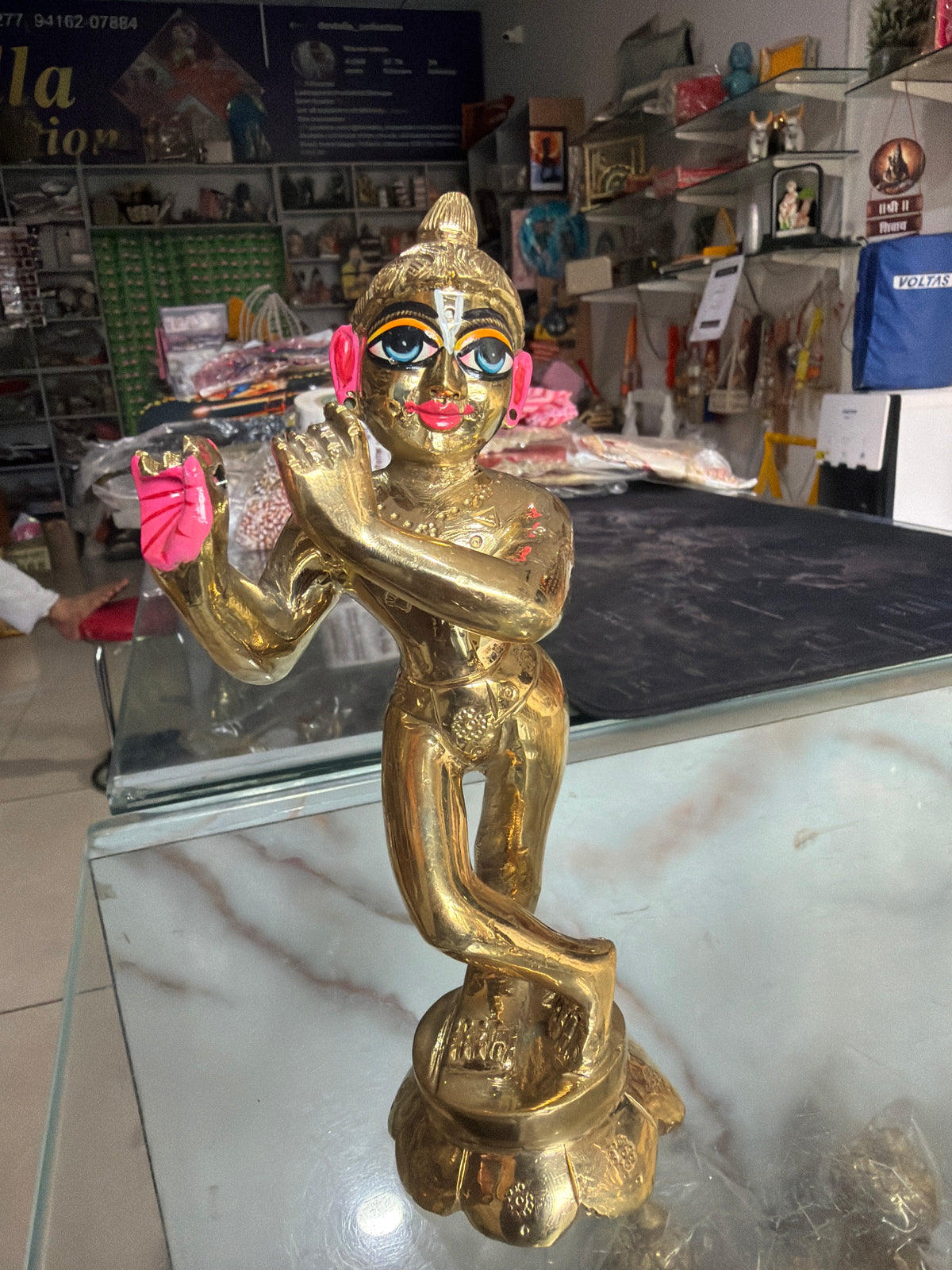 7 Inch Solid brass Jugal Jodi Sarkar