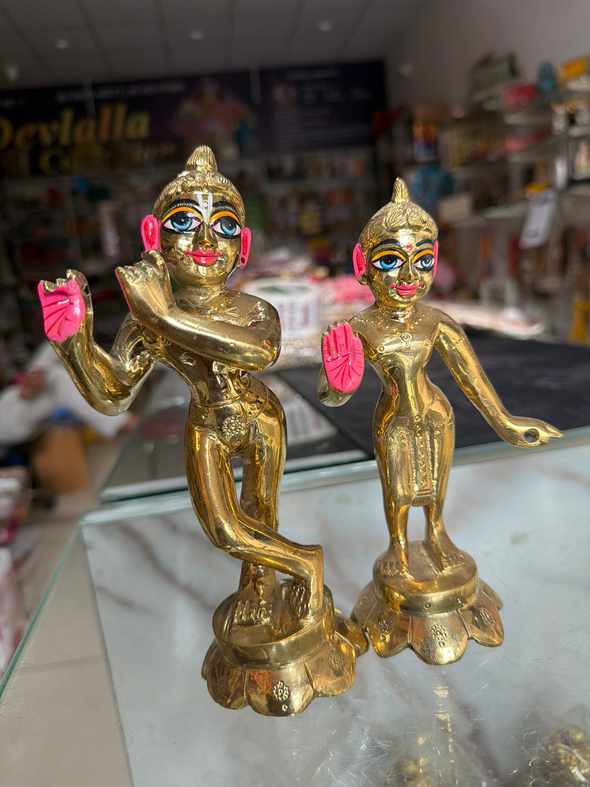 7 Inch Solid brass Jugal Jodi Sarkar