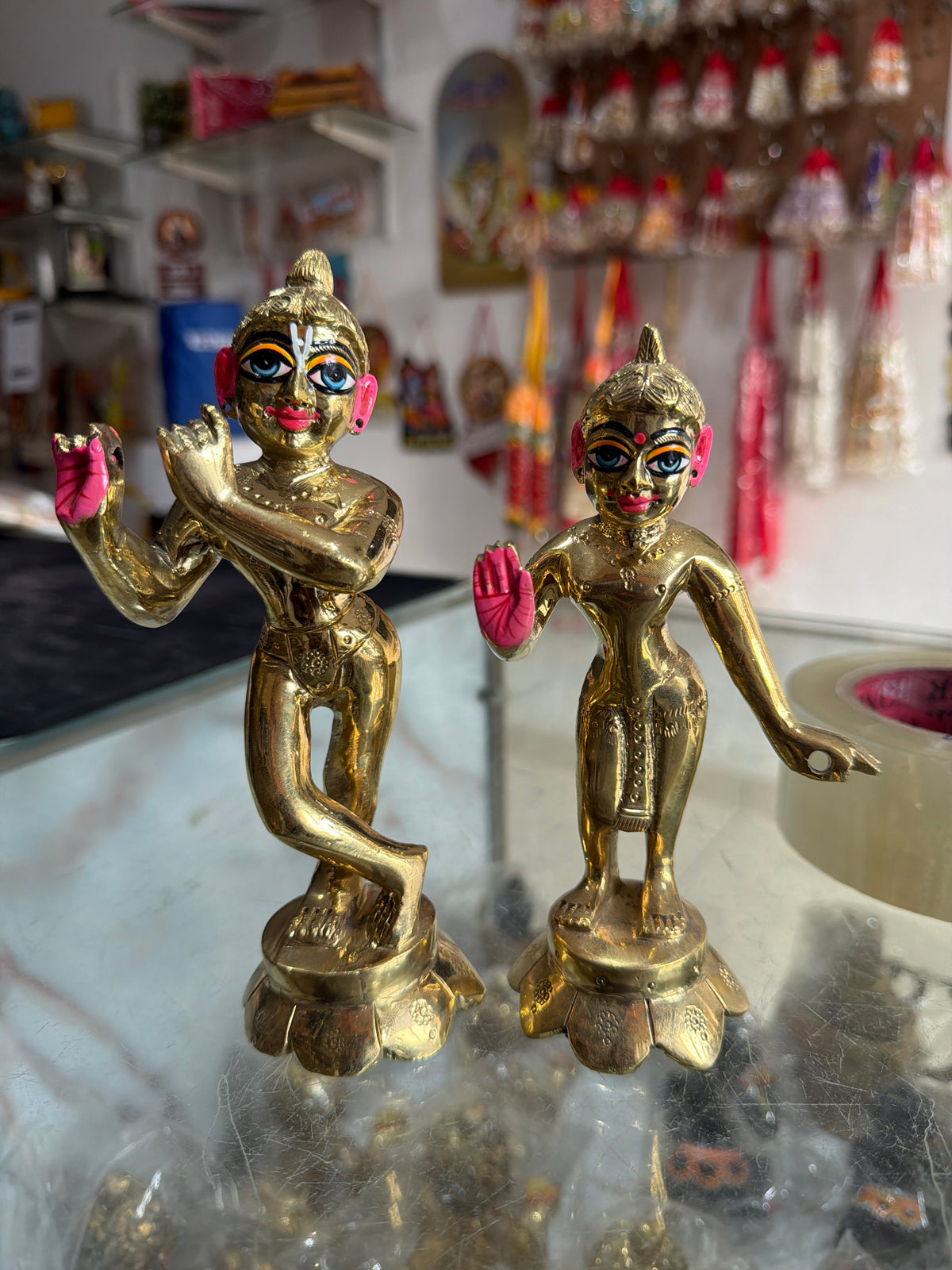 7 Inch Solid brass Jugal Jodi Sarkar
