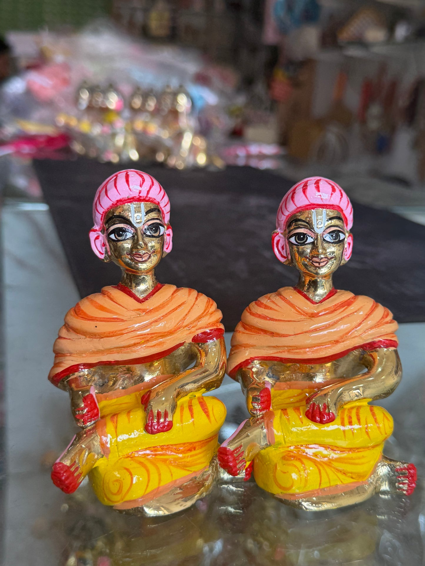 Swami Harivansh Maharaj idol in￼Solid Brass(Ashtdhatu)