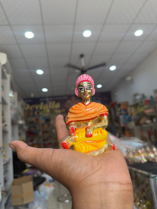 Swami Harivansh Maharaj idol in￼Solid Brass(Ashtdhatu)